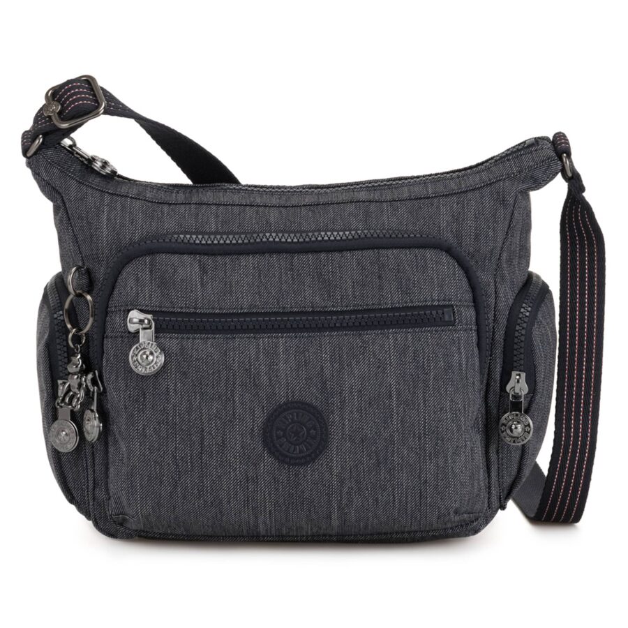 KIPLING Válltáska 'Peppery Gabbie S '  bazaltszürke / fekete-hu