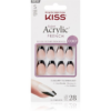 KISS Acrylic French Color műköröm Flame 28 db-ár