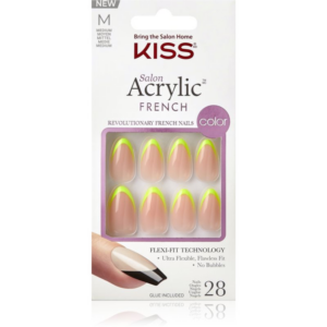 KISS Acrylic French Color műköröm Hype 28 db-ár