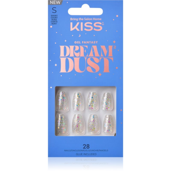 KISS Dream Dust Gel Fantasy műköröm Mood Dust 28 db-ár