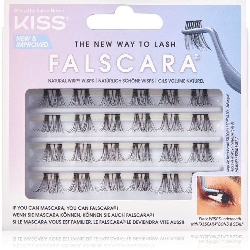 KISS Falscara Wisp csomós műszempilla Natural Wispy Wisps 24 db-Ár