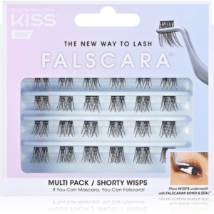 KISS Falscara Wisp csomós műszempilla Shorty 24 db-ár