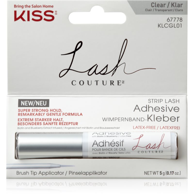 KISS Lash Couture műszempilla ragasztó applikátorral árnyalat White 5 g-Ár