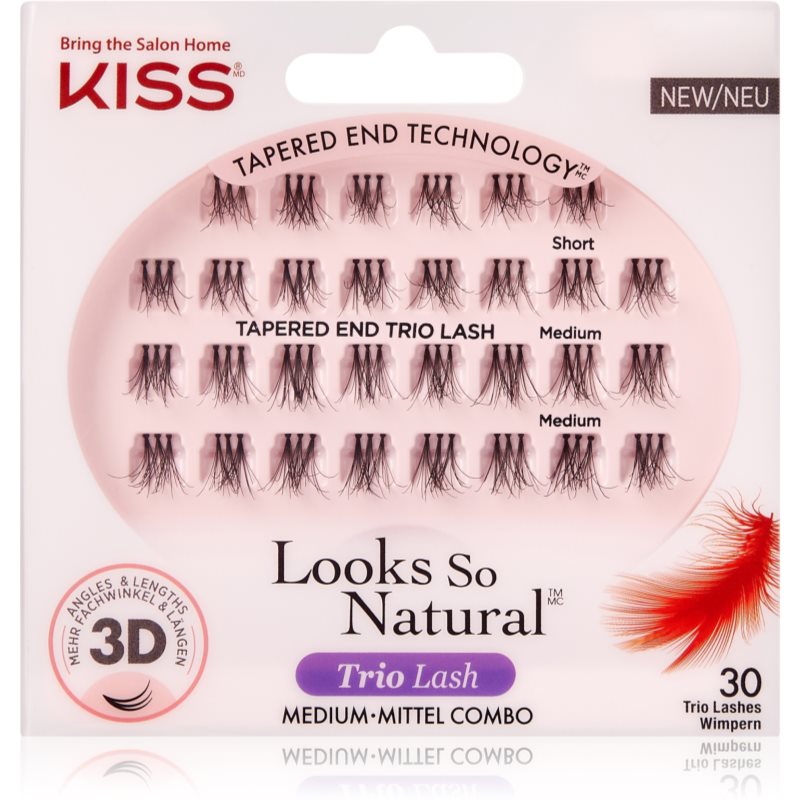 KISS Look So Natural csomós műszempilla Lavish 30 db-Ár