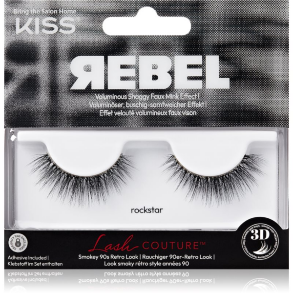 KISS Rebel műszempillák Rockstar 2 db-ár