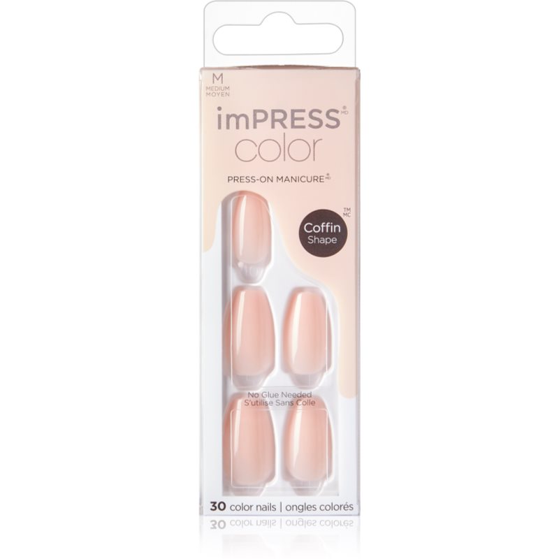 KISS imPRESS Color Medium műköröm Bubble Kiss 30 db-Ár