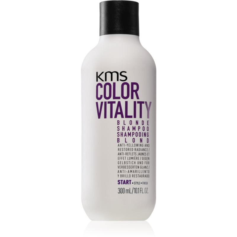 KMS Color Vitality Blonde Shampoo tápláló sampon a szőke és melírozott hajra 300 ml