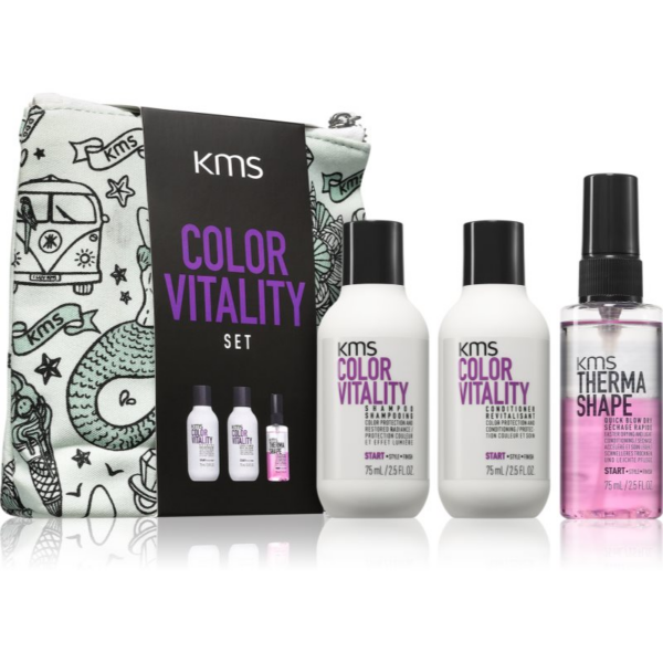 KMS Color Vitality Set utazási készlet festett hajra KMS Color Vitality Set utazási készlet festett hajra