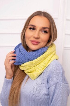 KN14 Women's two-tone chimney kiwi+jeans
