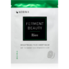 KORIKA FermentBeauty Brightening Face Sheet Mask with Fermented Rice and Hyaluronic Acid fényesítő hatású gézmaszk fermentált rizzsel és hialuronsavva-Eredeti