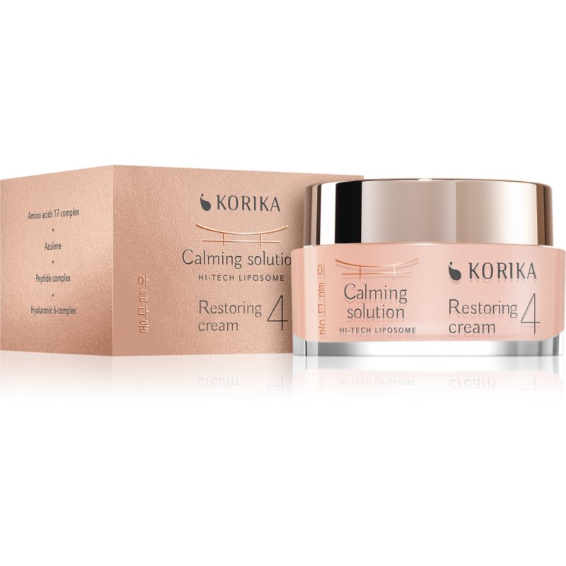 KORIKA HI-TECH LIPOSOME Calming solution Restoring cream Tápláló nyugtató krém 50 ml-Ár