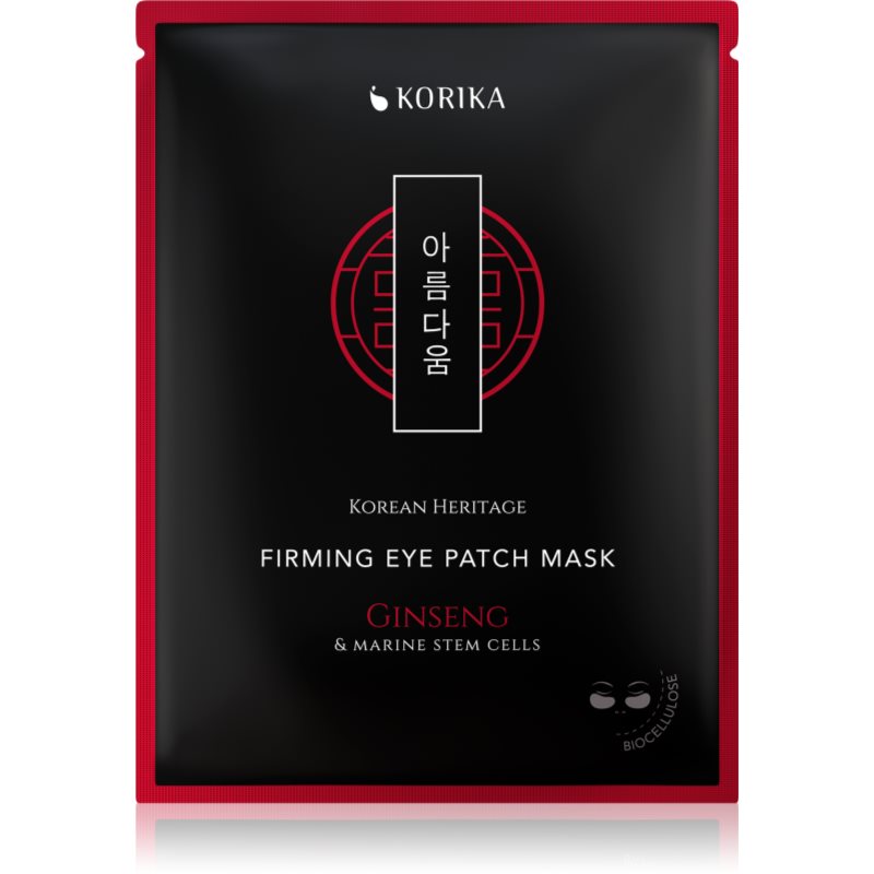 KORIKA Korean Heritage Ginseng & Marine Stem Cells Firming Eye Patch Mask feszesítő maszk a szem köré 2 db-ár