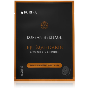 KORIKA Korean Heritage Jeju Mandaring & Vitamin B-C-E Complex Skin Illuminating Sheet Mask fehérítő gézmaszk 25 g-Ár