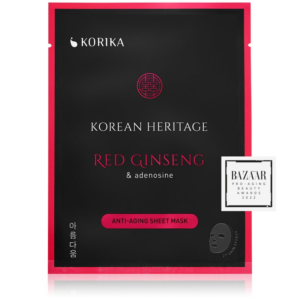 KORIKA Korean Heritage Red Ginseng & Adenosine Anti-aging Sheet Mask ráncok elleni gézmaszk 25 g-Ár