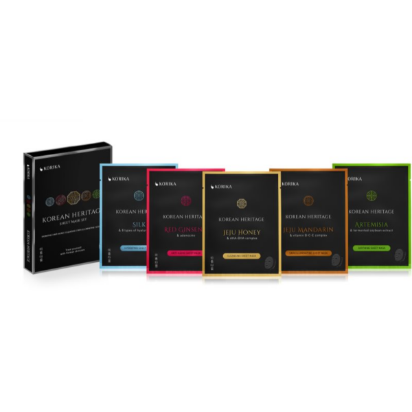 KORIKA Korean Heritage Sheet Mask Set arcmaszk szett 10 db-Ár