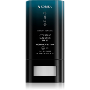 KORIKA Korean Heritage Silk & 8 Types of Hyaluronic Acid Hydrating Sun Stick SPF 50 napozóstift SPF 50 20 g-ár