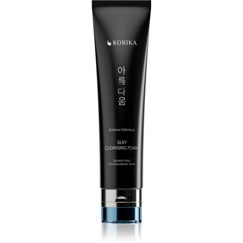 KORIKA Korean Heritage Silk & 8 Types of Hyaluronic Acid Silky Cleansing Foam tisztító hab hidratáló hatással 150 ml-ár