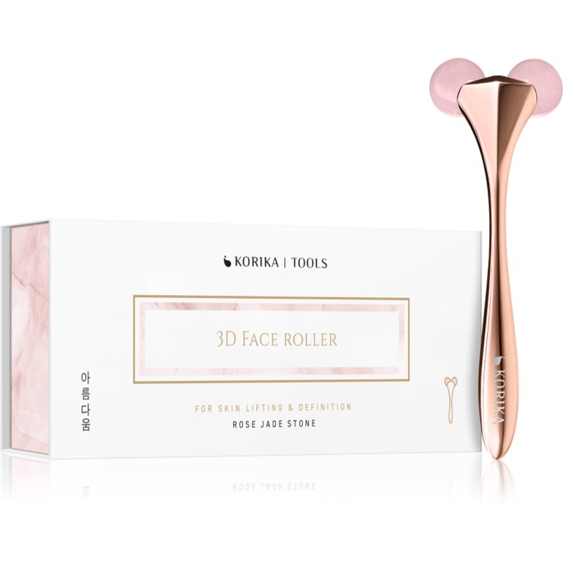 KORIKA Tools 3D Face Roller Rose Jade Stone masszázs henger az arcra Rose Jade Stone-Ár