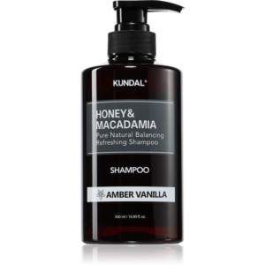 KUNDAL Honey & Macadamia Amber Vanilla természetes sampon száraz és sérült hajra 500 ml-Ár