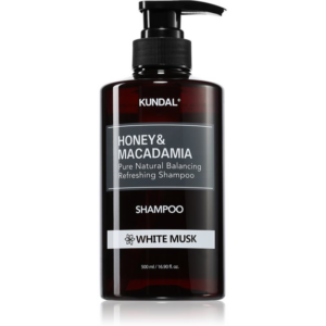 KUNDAL Honey & Macadamia White Musk természetes sampon száraz és sérült hajra 500 ml-Ár