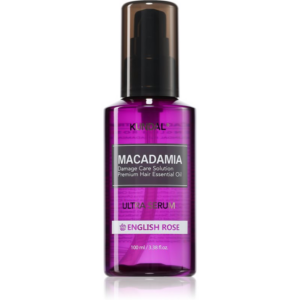 KUNDAL Macadamia Ultra Serum English Rose regeneráló olaj szérum a károsult hajra 100 ml-Ár