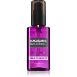 KUNDAL Macadamia Ultra Serum Pink Grapefruit regeneráló olaj szérum a károsult hajra 100 ml-ár