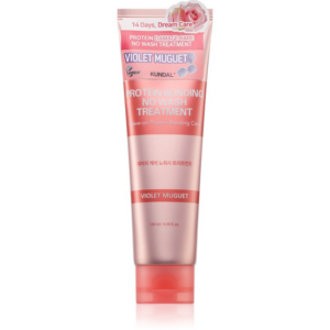 KUNDAL Protein Bonding Care No Wash Treatment leöblítést nem igénylő ápolás a károsult hajra illattal Violet Muguet 130 ml