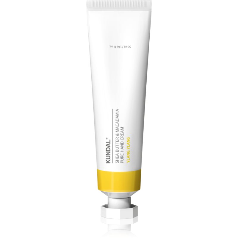 KUNDAL Shea Butter & Macadamia Ylang Ylang hidratáló kézkrém tápláló hatással 50 ml
