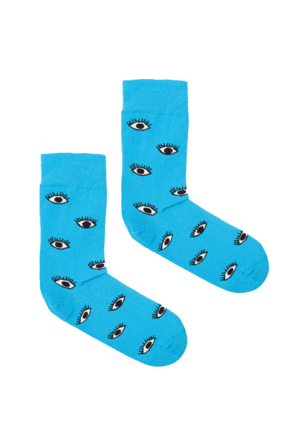 Kabak Unisex zokni mintás kék szeme
