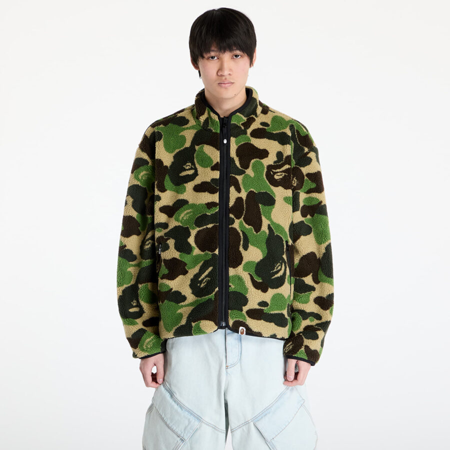 Kabát A BATHING APE Abc Camo Boa Reversible Jacket M Green M-alacsony-ár