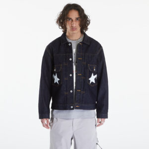 Kabát A BATHING APE Sta Denim Jacket Type-02 Navy Blue L-alacsony-ár
