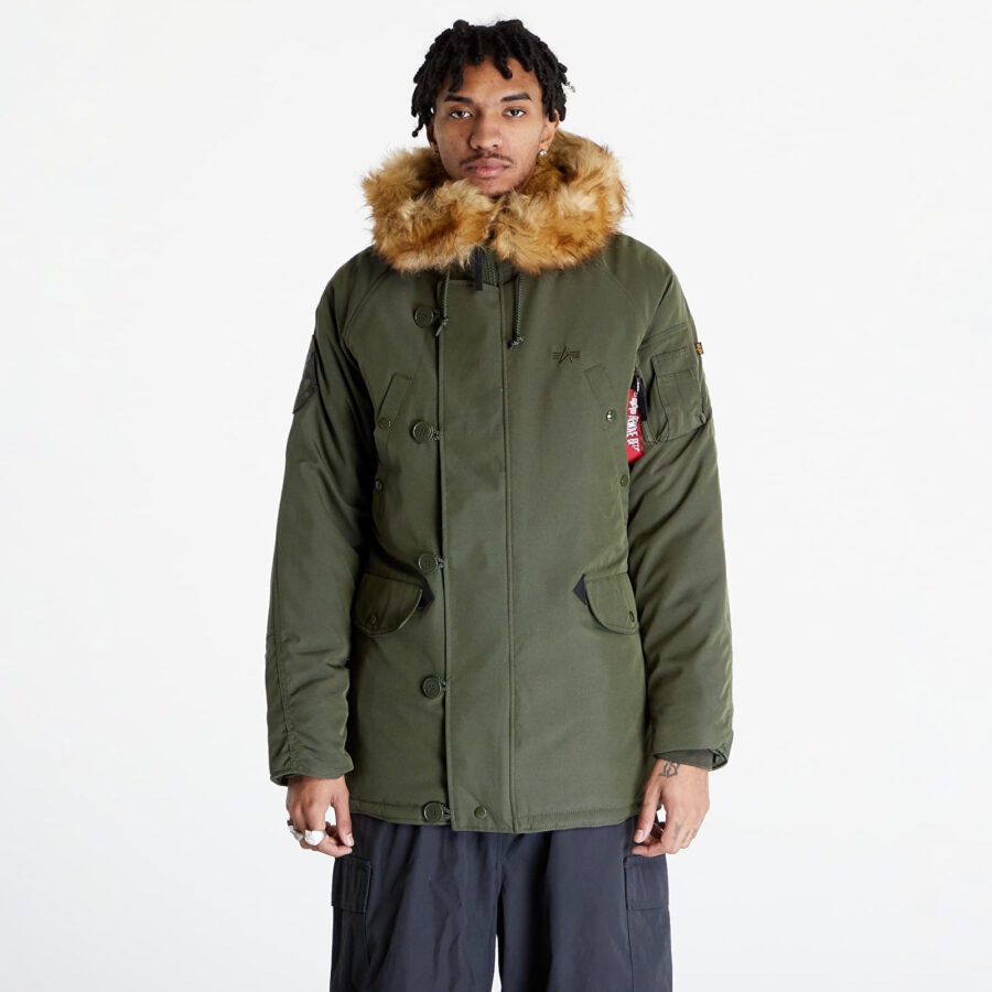 Kabát Alpha Industries Explorer Olive L-alacsony-ár