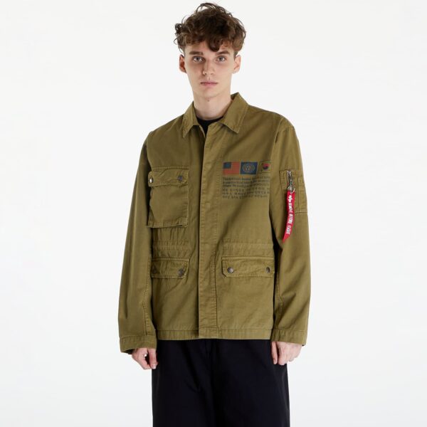 Kabát Alpha Industries Field Jacket LWC Olive L-alacsony-ár