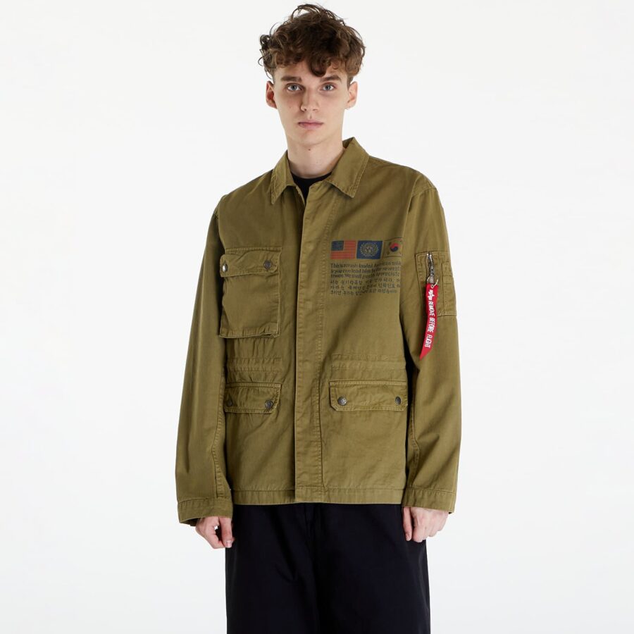 Kabát Alpha Industries Field Jacket LWC Olive L-alacsony-ár