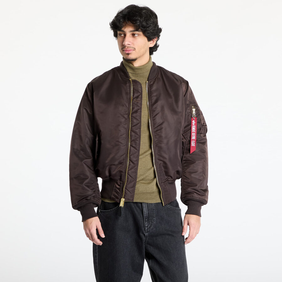 Kabát Alpha Industries Inc. MA-1 Heritage Hunter Brown M-alacsony-ár