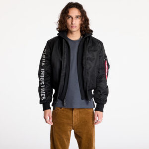 Kabát Alpha Industries MA-1 D-Tec SE Black/ Reflective XXL-alacsony-ár