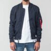 Kabát Alpha Industries MA-1 TT Blue L-alacsony-ár