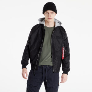 Kabát Alpha Industries MA-1 TT Hood BP Reflective Jacket Black XL-alacsony-ár