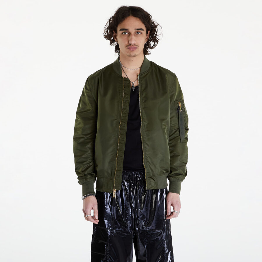 Kabát Alpha Industries MA-1 VF LW Dark Green M-alacsony-ár