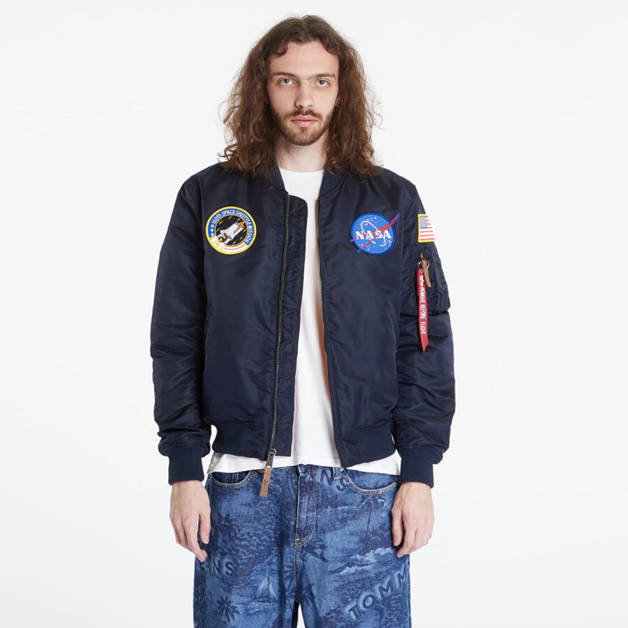 Kabát Alpha Industries MA - 1 VF NASA navy M-alacsony-ár