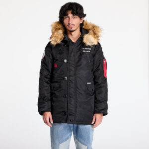 Kabát Alpha Industries N-3B Airborne Black M-alacsony-ár