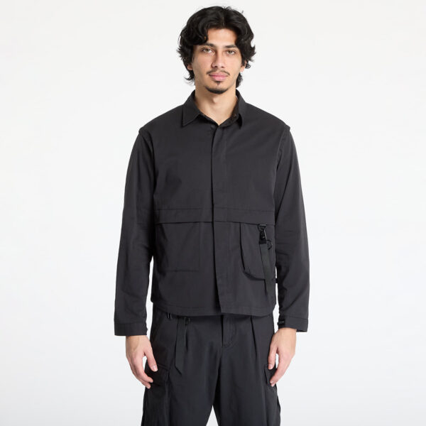 Kabát Alpha Industries Utility Overshirt Black M-alacsony-ár