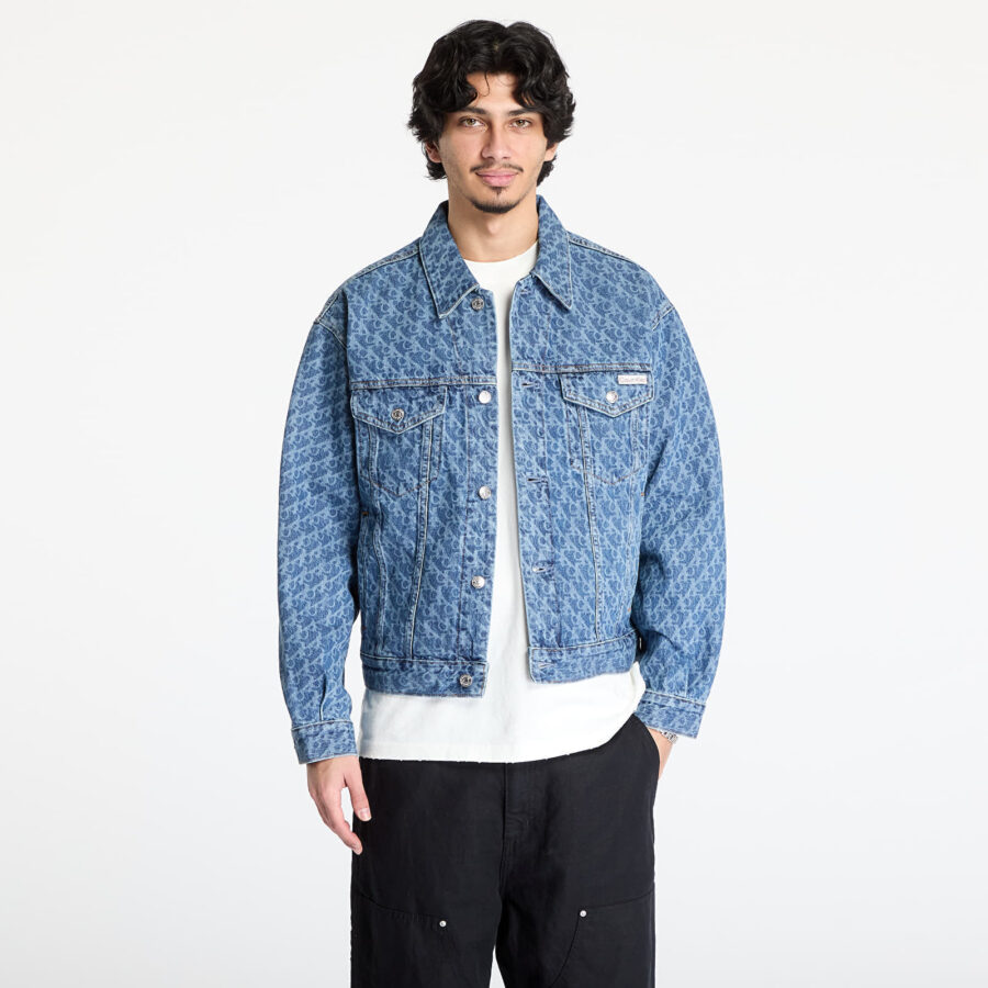 Kabát Calvin Klein Jeans 90S Marquee Aop Jacket Multicolor M-alacsony-ár