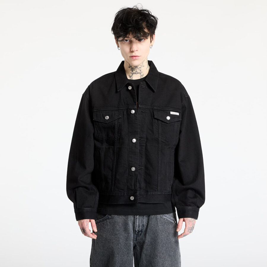 Kabát Calvin Klein Jeans 90s Classic Trucker Jacket Black S-alacsony-ár
