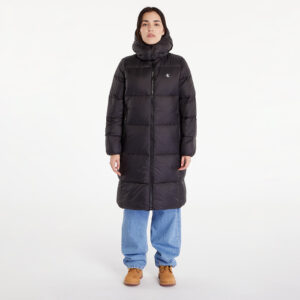 Kabát Calvin Klein Jeans Down Long Puffer Jacket Black S-alacsony-ár