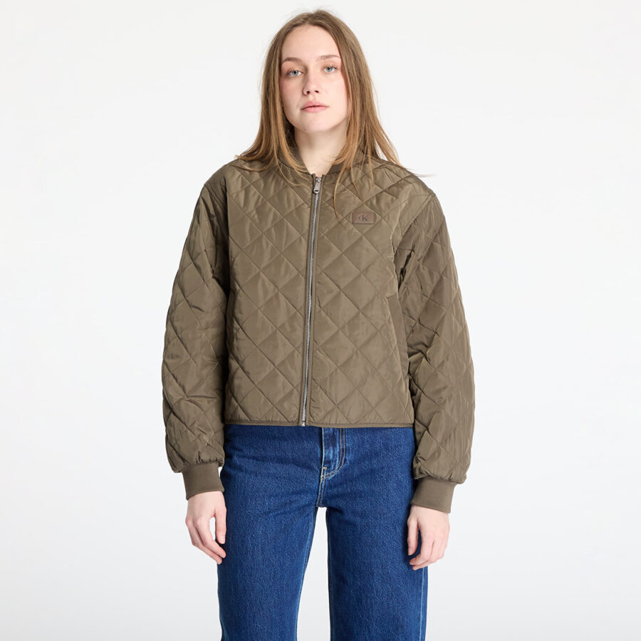 Kabát Calvin Klein Jeans Quilted Jacket Gray S-alacsony-ár