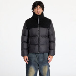 Kabát Calvin Klein Jeans Sherpa Puffer Jacket Black L-alacsony-ár