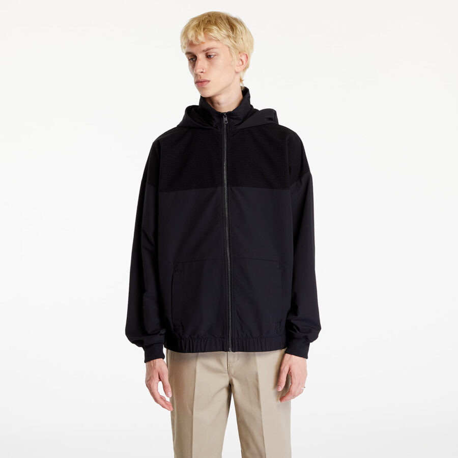 Kabát Calvin Klein Jeans Tech. Grid Zip Through Jacket Black M-alacsony-ár