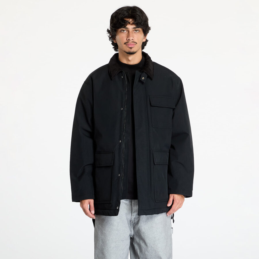 Kabát Carhartt WIP Clarton Coat UNISEX Black/ Black S-alacsony-ár