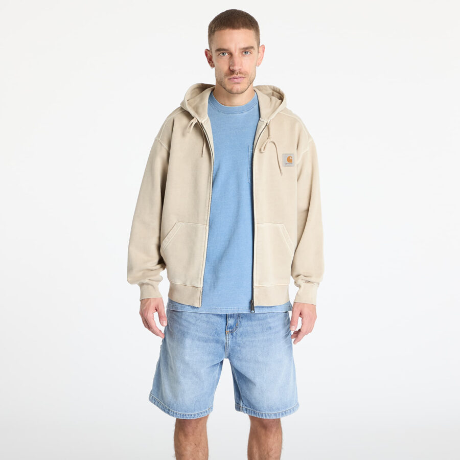 Kabát Carhartt WIP Hooded Nelson Jacket UNISEX Fleur De Sel XS-alacsony-ár